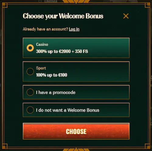 SpyBet Casino register